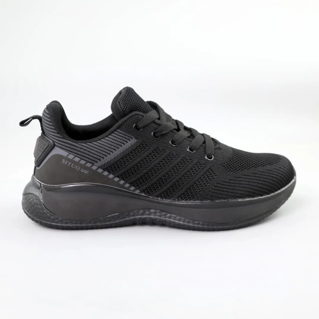 Кросівки чоловічі сітка 591386 Чорні